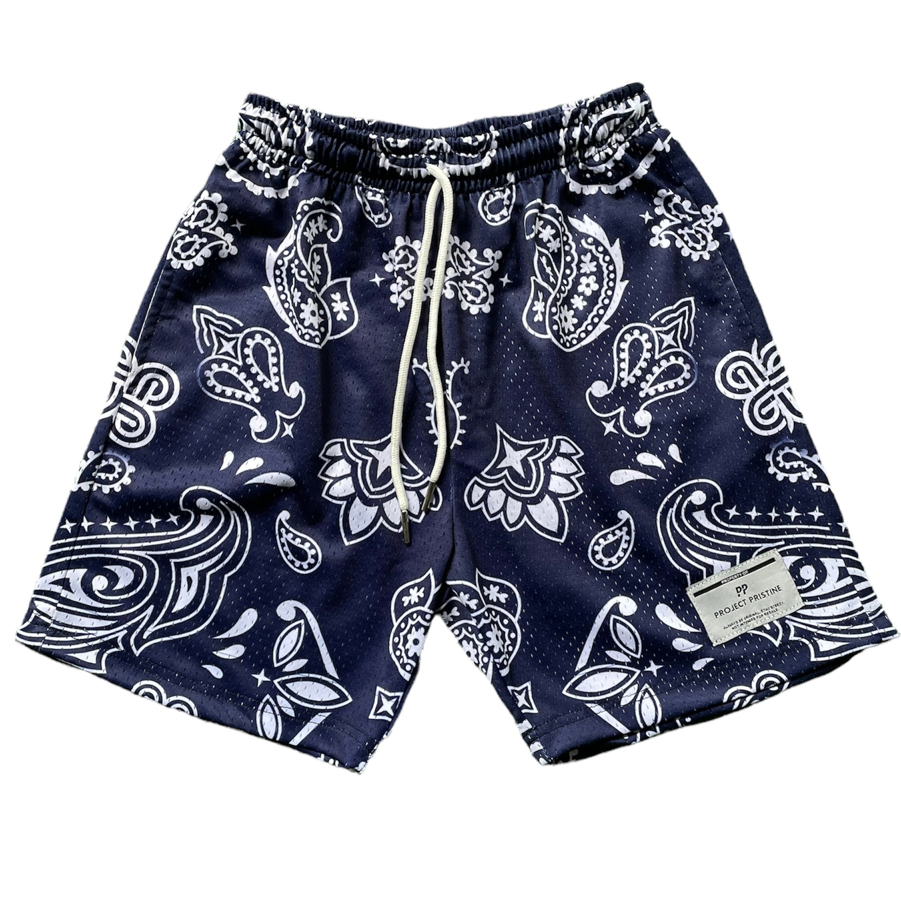 PAISLEY MESH SHORT - ROYAL BLUE – IRONWILLED