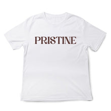 Load image into Gallery viewer, Pristine Women White &amp; Brown Basic Tee
