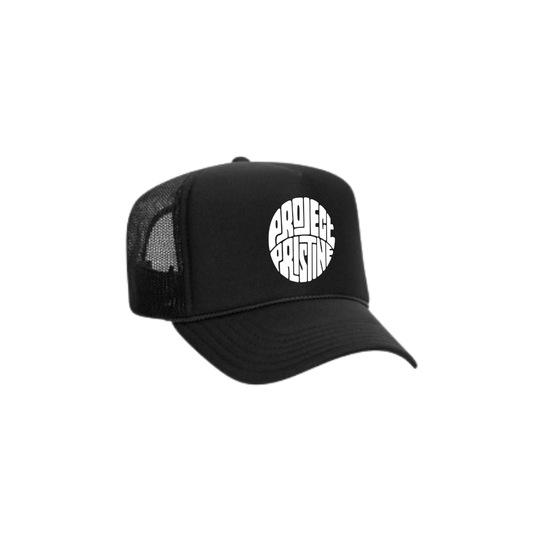 Black & White Pristine Trucker Hat
