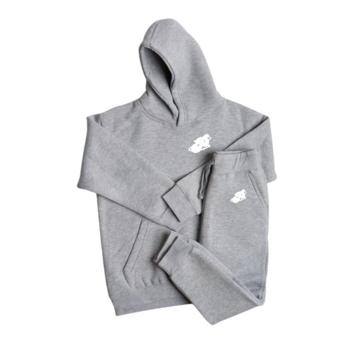 Grey Pristine Kids Basic Sweatsuit