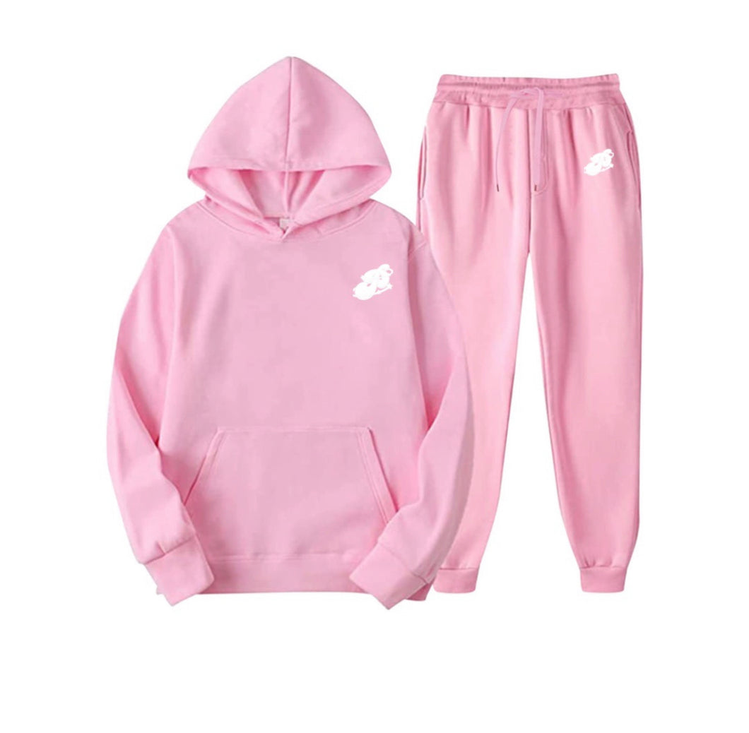 Light Pink Pristine Basic Sweatsuit