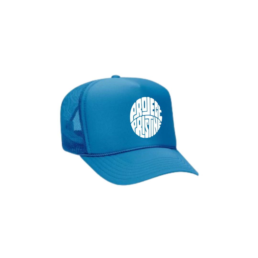 University Blue & White Pristine Trucker Hat